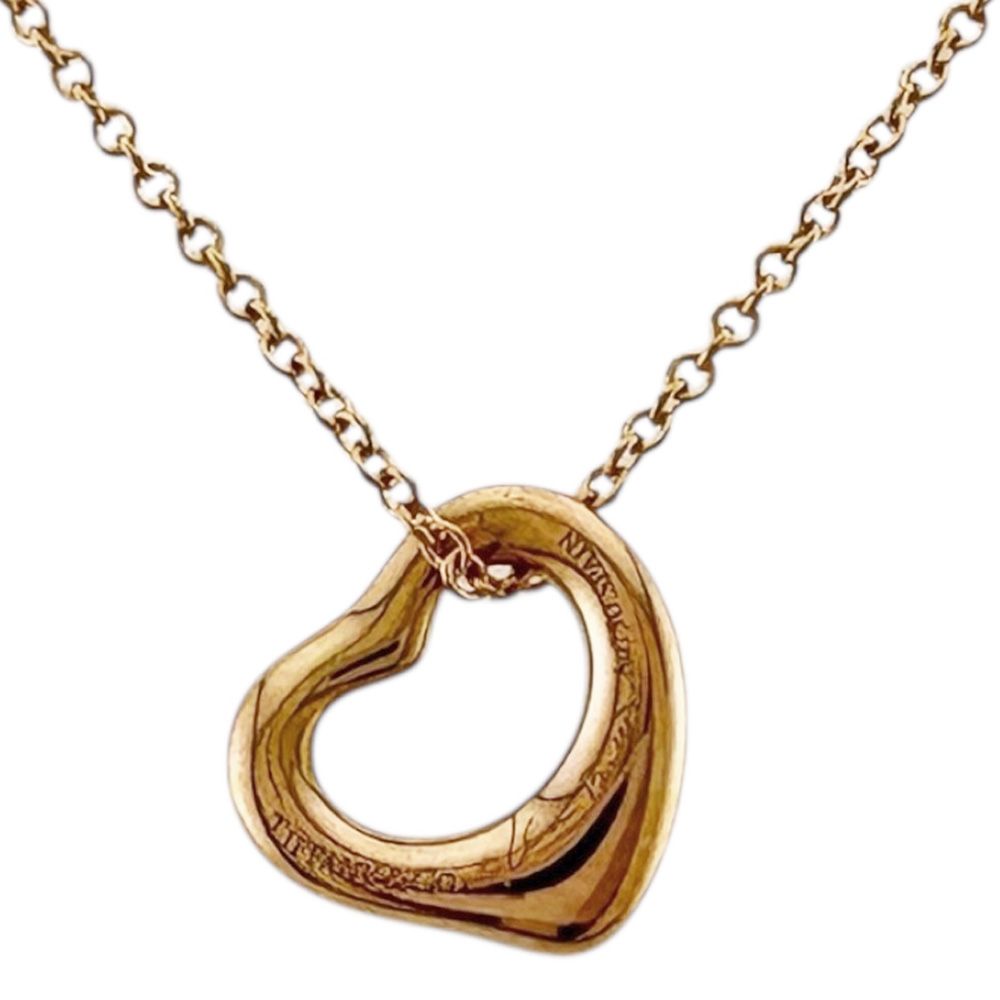 未使用級ティファニーオープンハートネックレス Tiffany & Co. - ティファニー Tiffany & Co. ネックレス オープン