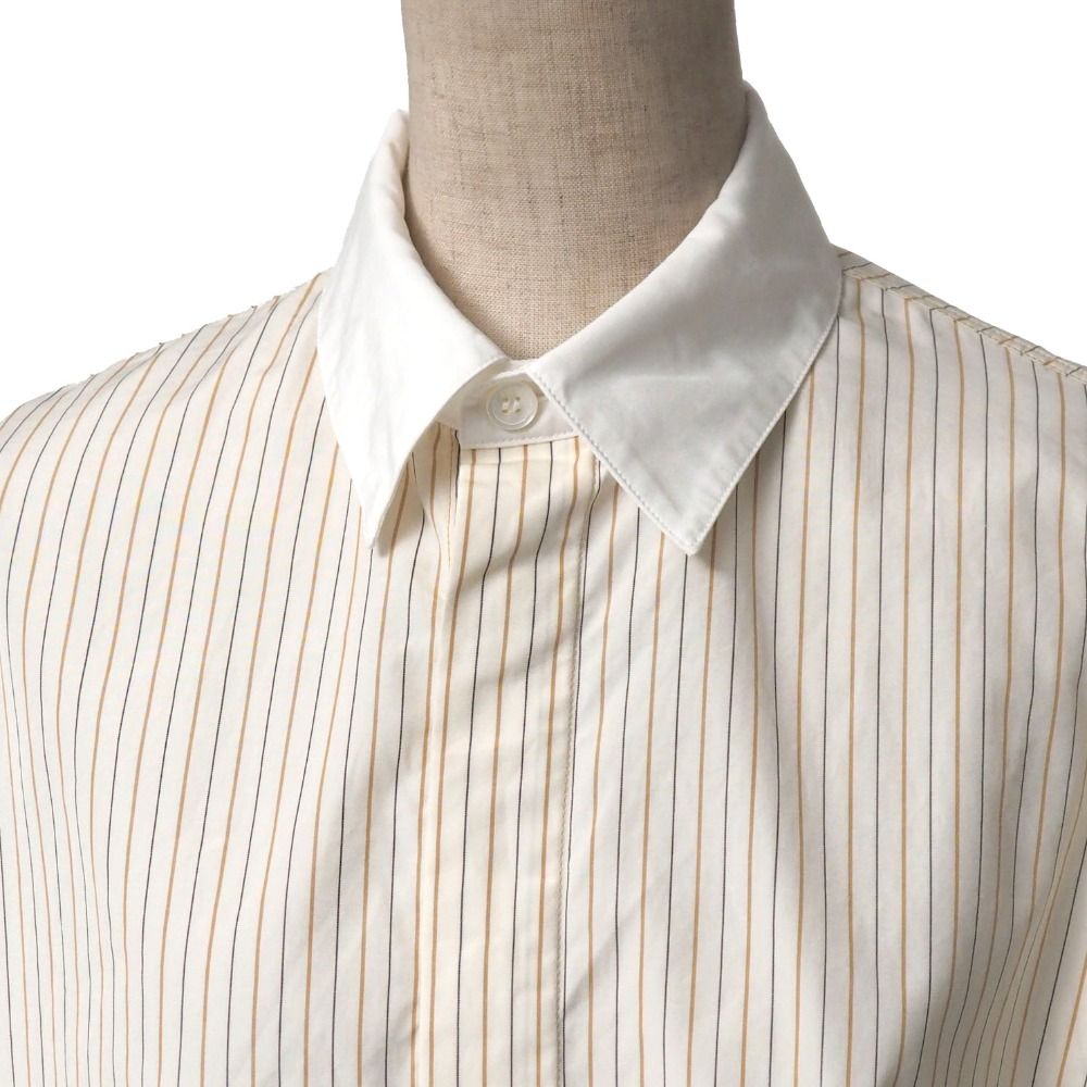 2022SS□MARNI マルニ 長袖シャツ サイズ38 ストライプ クレリック