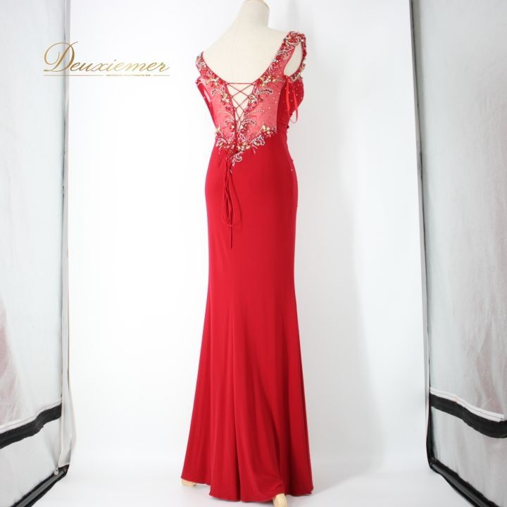 【社交ダンス衣装】レッド ワンピース ドレス ホワイト 赤 白 ラインストーン 社交ダンス衣装】レッド ワンピース ドレス ホワイト 赤 白 ラインストーン