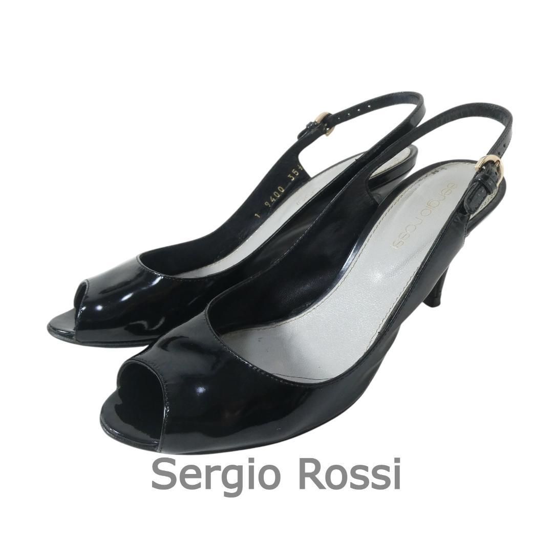 Sergio Rossi セルジオロッシ サイズ35.5 約22.5㎝ エナメル パテント