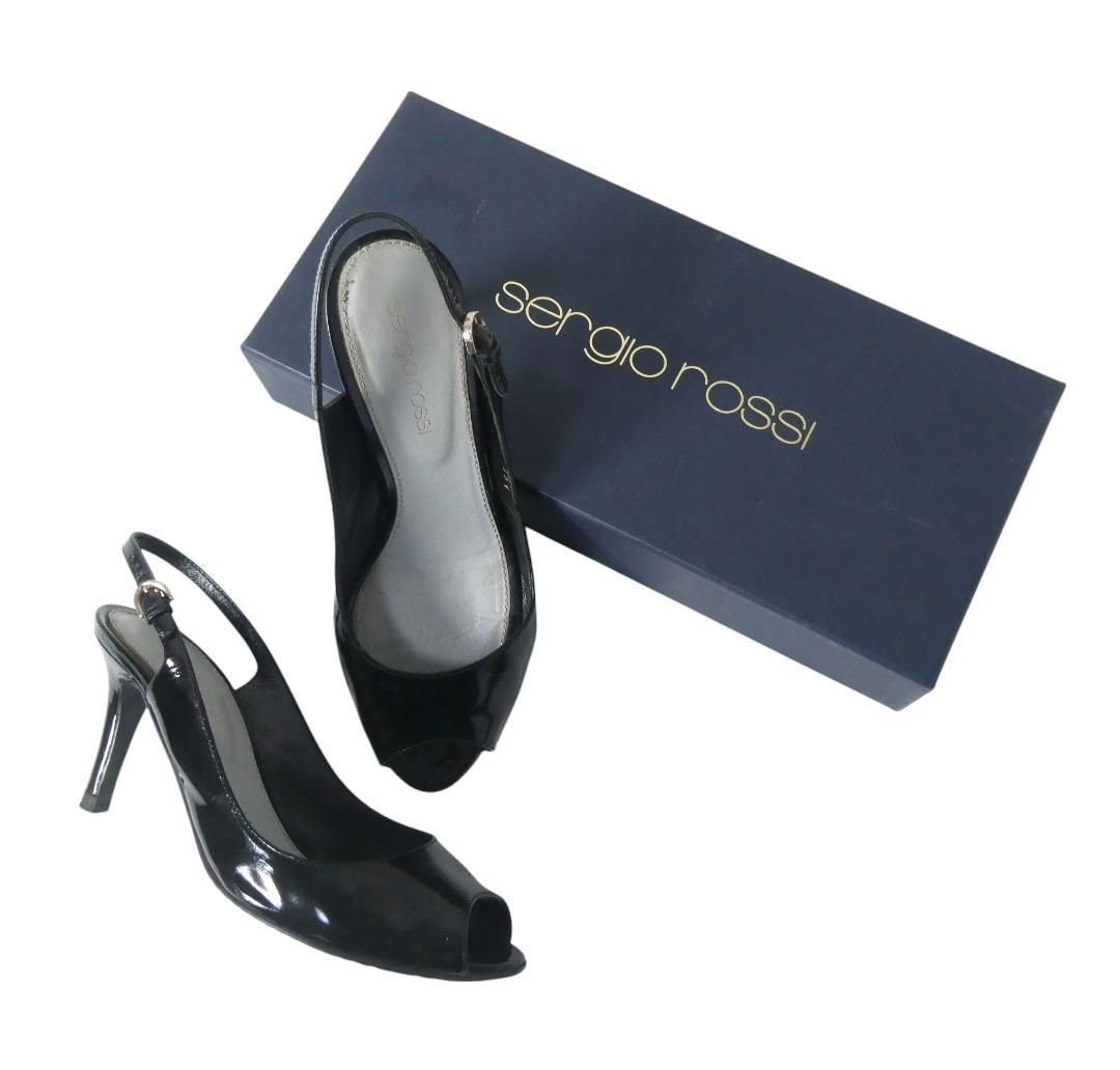 Sergio Rossi セルジオロッシ サイズ35.5 約22.5㎝ エナメル パテント