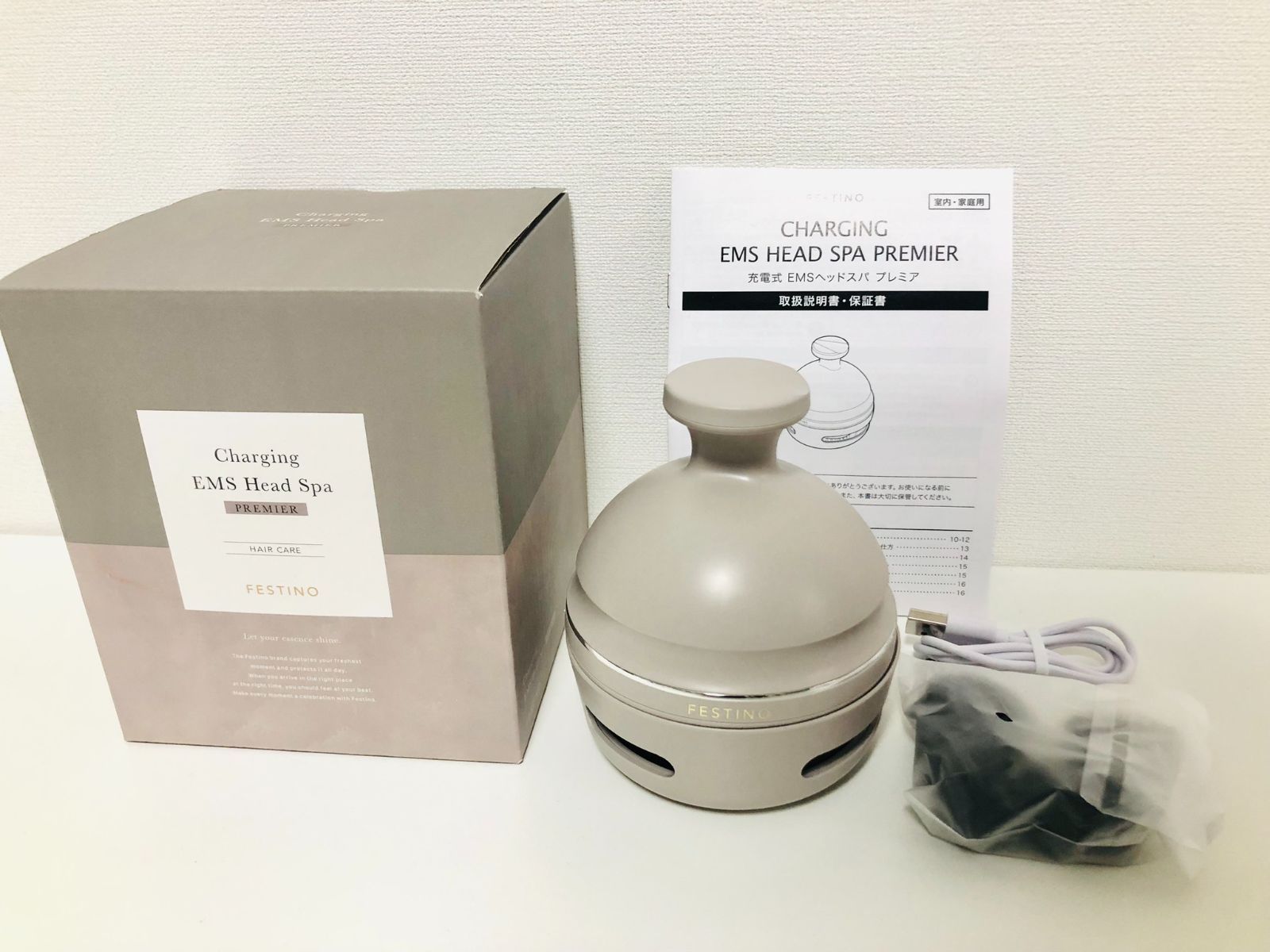 FESTINO フェスティノ EMS HEAD SPA PREMIER ヘッドスパ SMHB-044