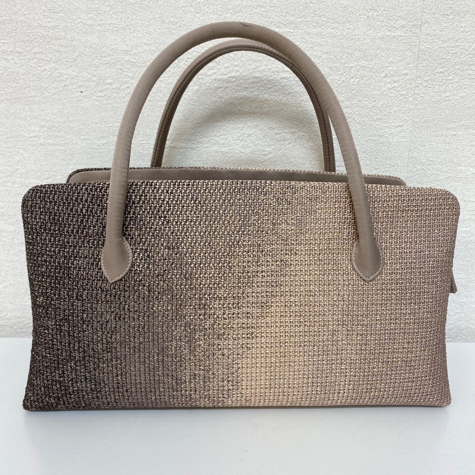 ♥ 京都伊と忠 和装ハンドバッグ 利休バッグ ピンク系