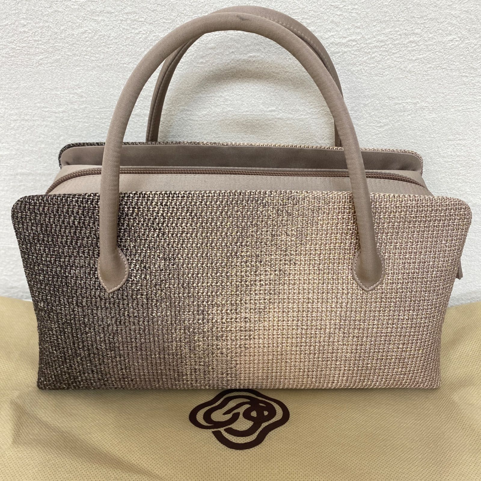 ✨新品未使用✨京都伊と忠 和装ハンドバッグ 利休バッグ ピンク系