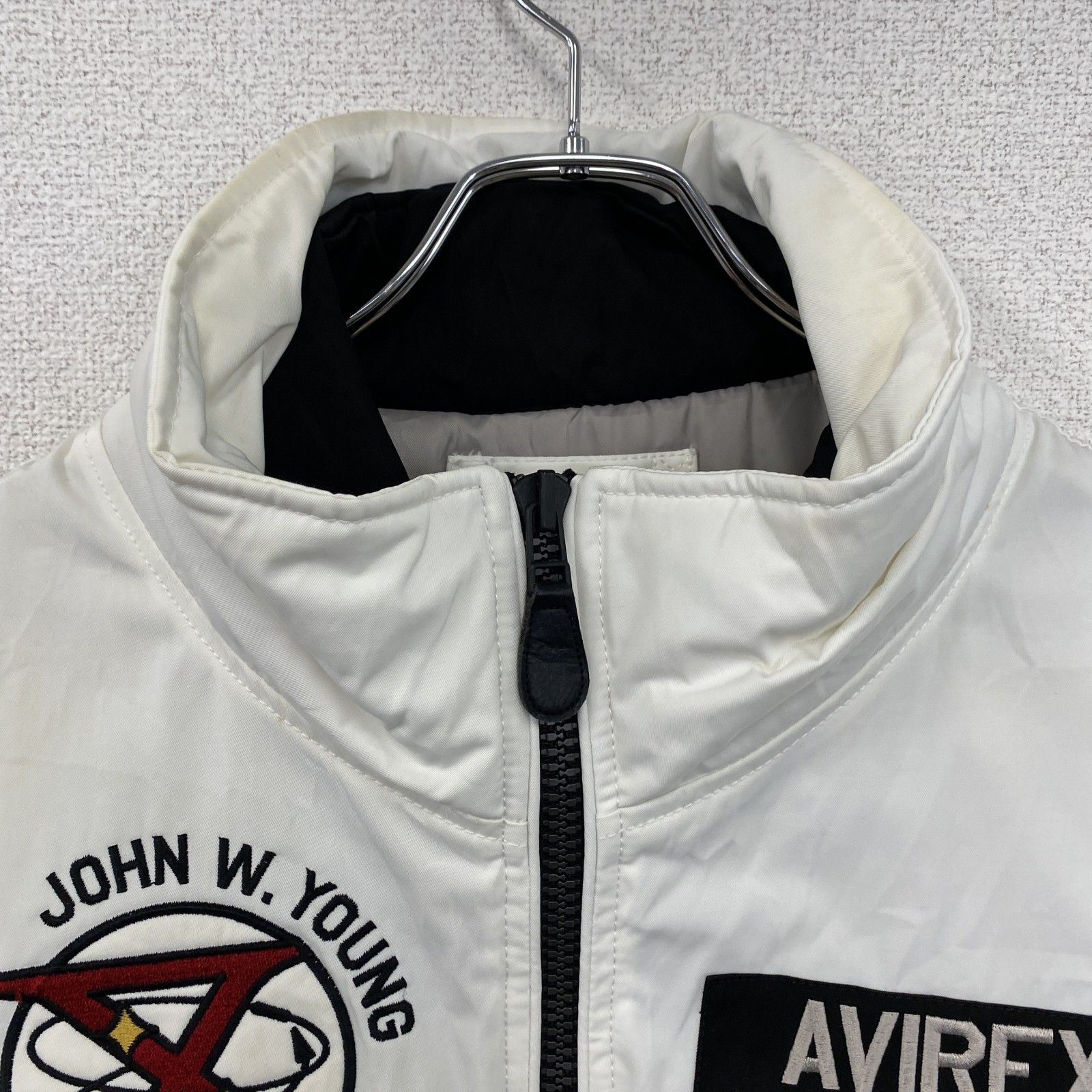 古着 used AVIREX アヴィレックス GT-10 MA-1 フライトジャケット 白