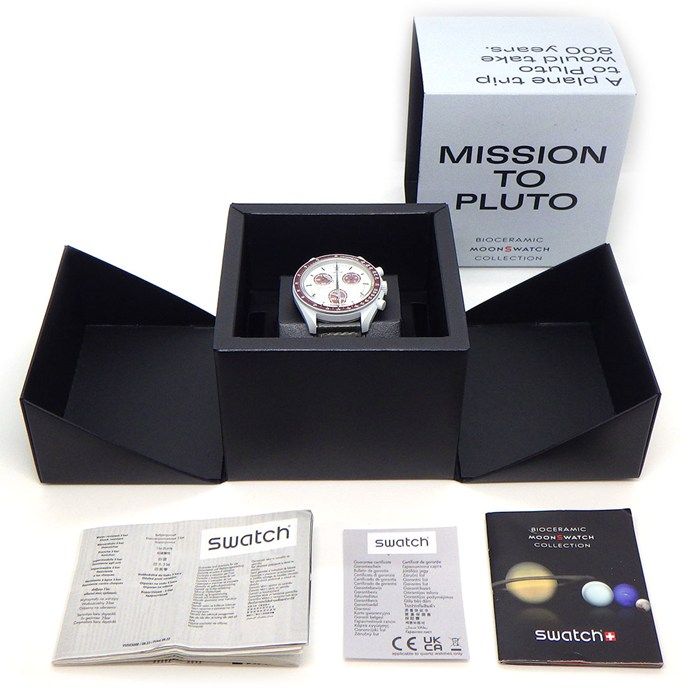 ミッショントゥプルート バーガンディ|ホワイト文字盤