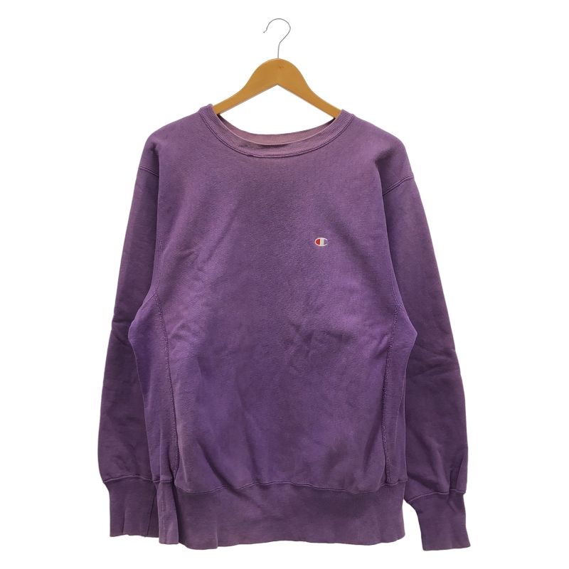 Champion リバースウィーブ スウェット L パープル チャンピオン 10