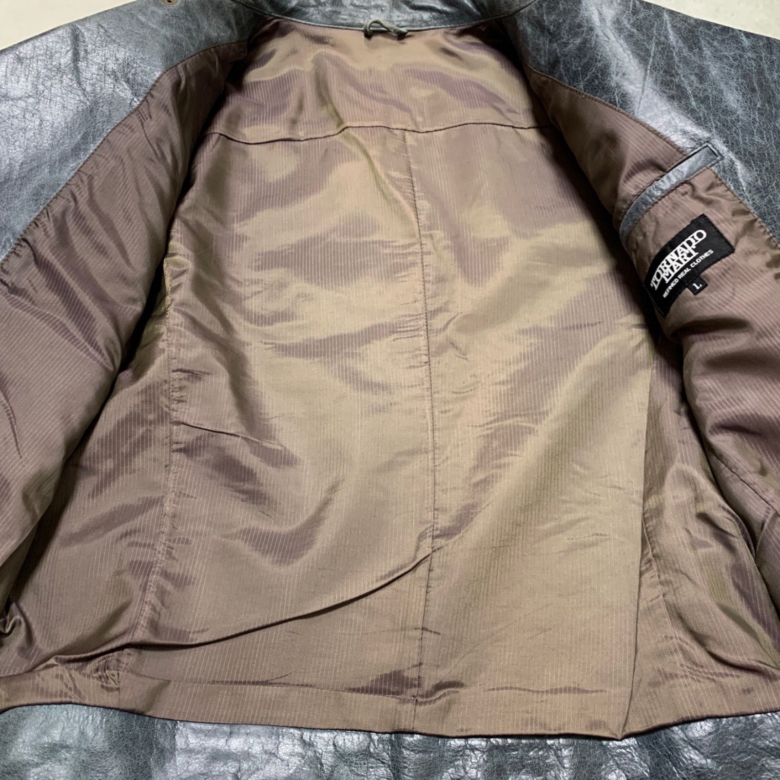 TORNADO MART レザージャケット ライダースジャケット ダブル