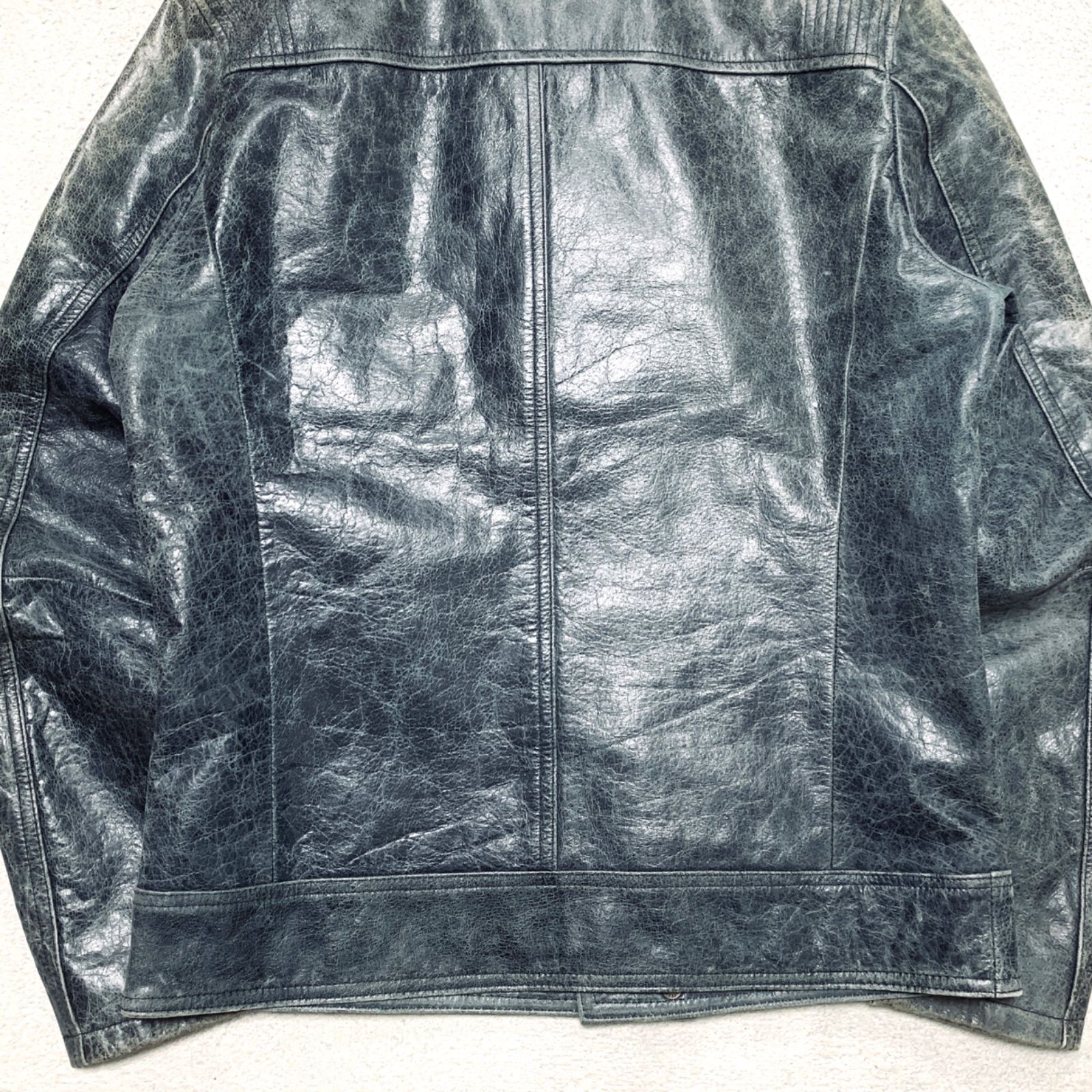 TORNADO MART レザージャケット ライダースジャケット ダブル