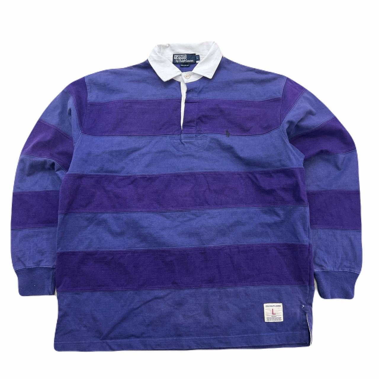 80s ラルフローレンラガーシャツ ネイビー L ヴィンテージ 80s ラルフローレンラガーシャツ ネイビー L 80s USA製 POLO Ralph