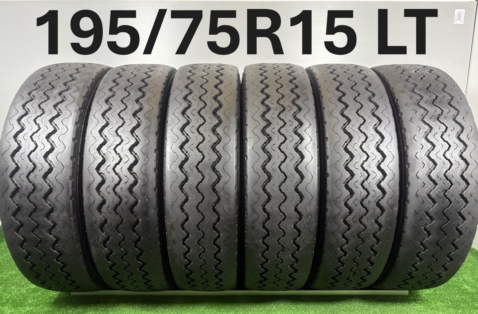 送料無料☆195/75R15 LT ブリヂストン RD-616 STEEL 2022年製 6本 夏 