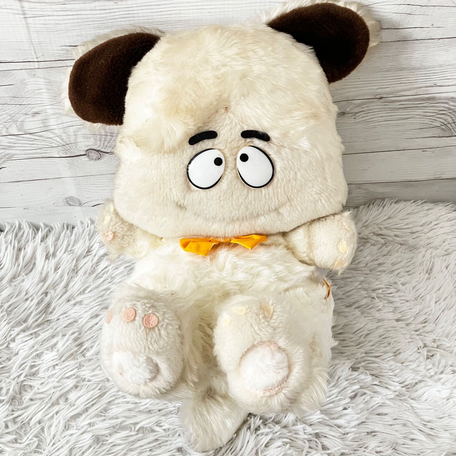 送料無料 昭和レトロ 当時物 おはようスパンク ぬいぐるみ ポピー