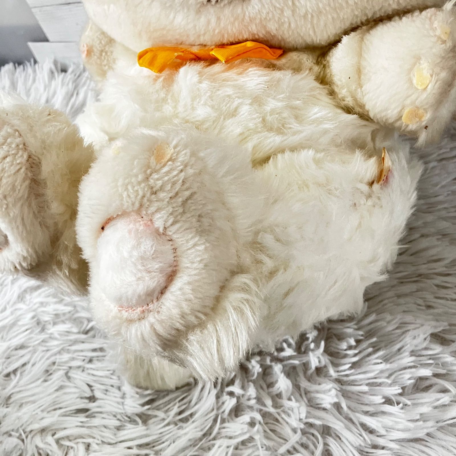 送料無料 昭和レトロ 当時物 おはようスパンク ぬいぐるみ ポピー