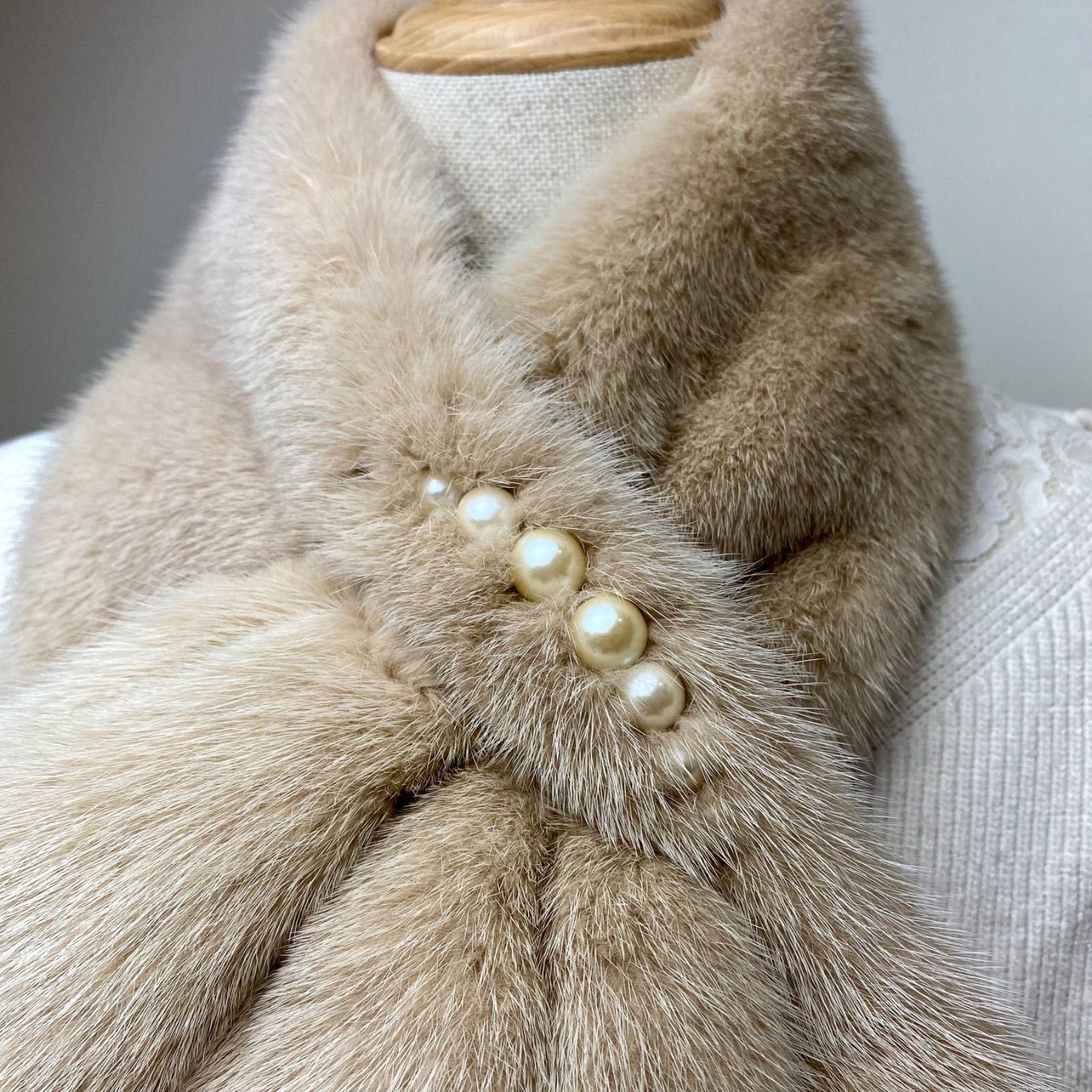 ラグジュアリー！！一点限り‼︎*SAGA MINK* ミンク マフラー 日本製