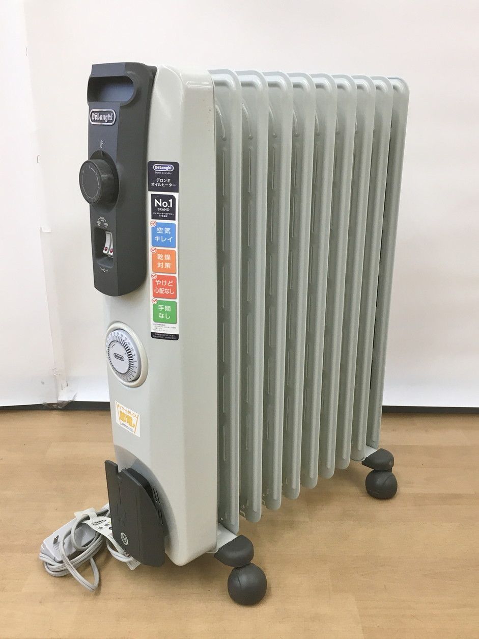 暖房器具 オイルヒーター RHJ10F1015 デロンギ DeLonghi ダークグレー