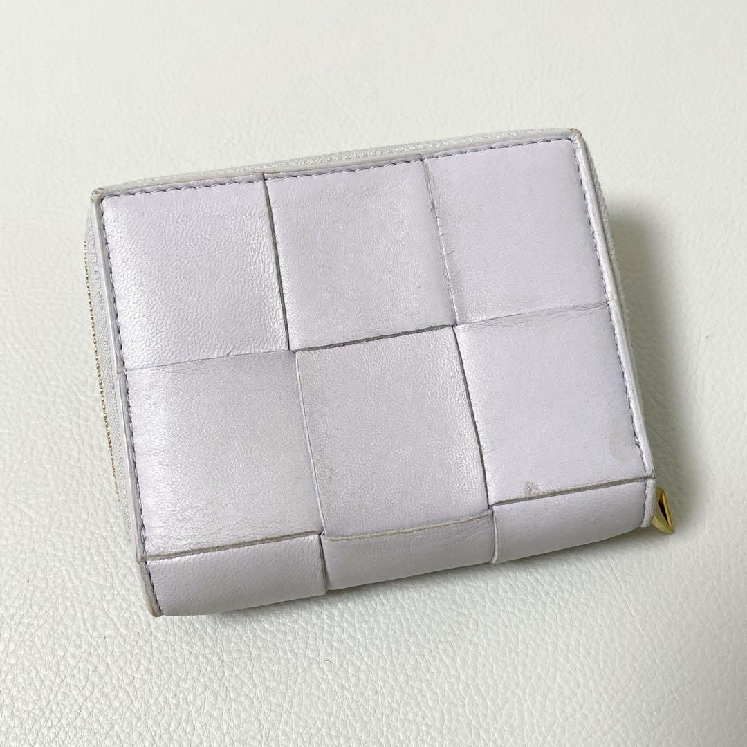 BOTTEGA VENETA |スモール カセット 二つ折りファスナーウォレット