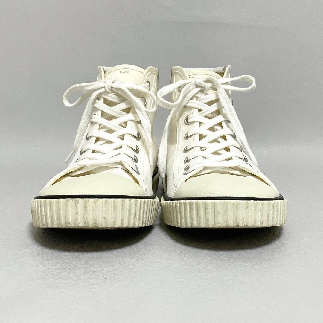 CELINE / トリオンフ キャンバス ハイカットスニーカー 37 ホワイト