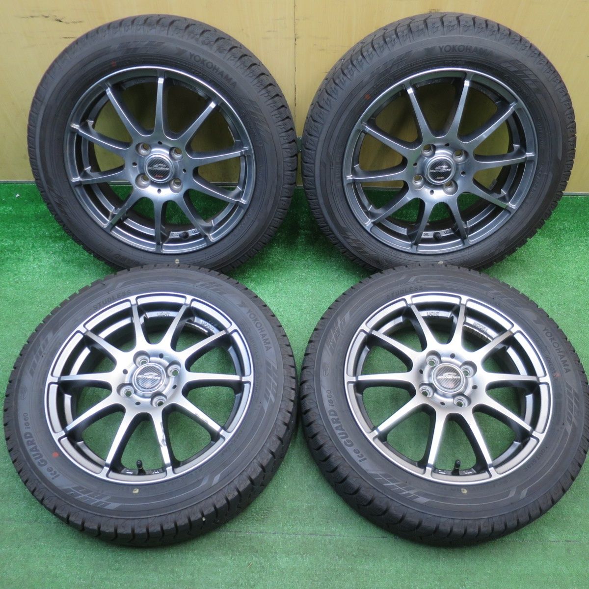 バリ溝！24年！9.5分☆スタッドレス 165/65R15 ヨコハマ アイスガード