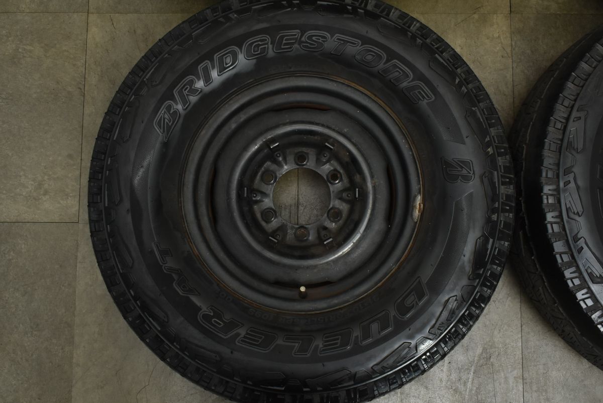  トヨタ US ランドクルーザー40 15 in 5.5 J ±0 PCD 139.7 ブリヂストン デューラー A|T 001 .5 R ホイールのみ販売 15インチ タイヤ ホイールセット