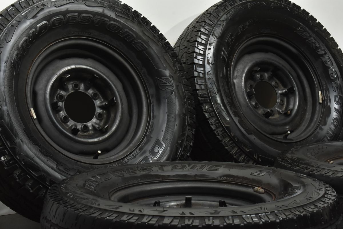 トヨタ US ランドクルーザー40 15 in 5.5 J ±0 PCD 139.7 ブリヂストン デューラー A|T 001 .5 R ホイールのみ販売