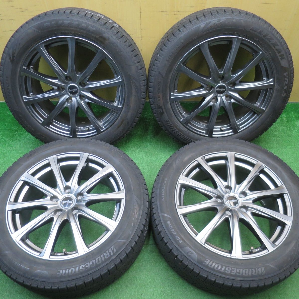 バリ溝！キレイ！9.5分☆スタッドレス 215/55R18 ブリヂストン
