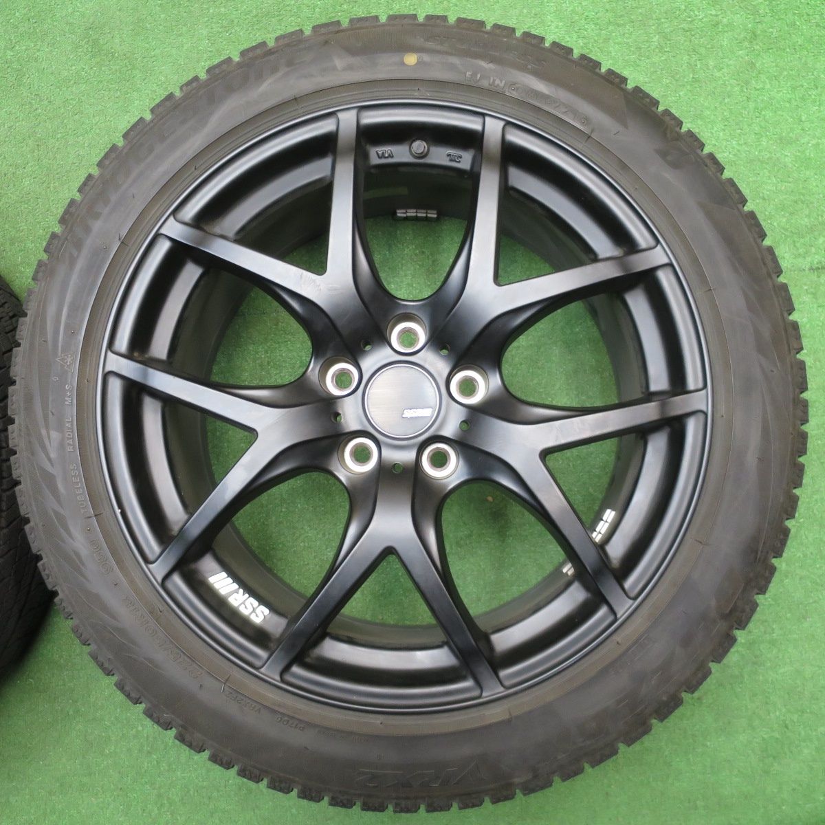 バリ溝 8.5分 SSR GTV 03 タナベ 225|50 R 18 スタッドレス ブリヂストン ブリザック VRX 2 18インチ PCD 114.3|5 H ス