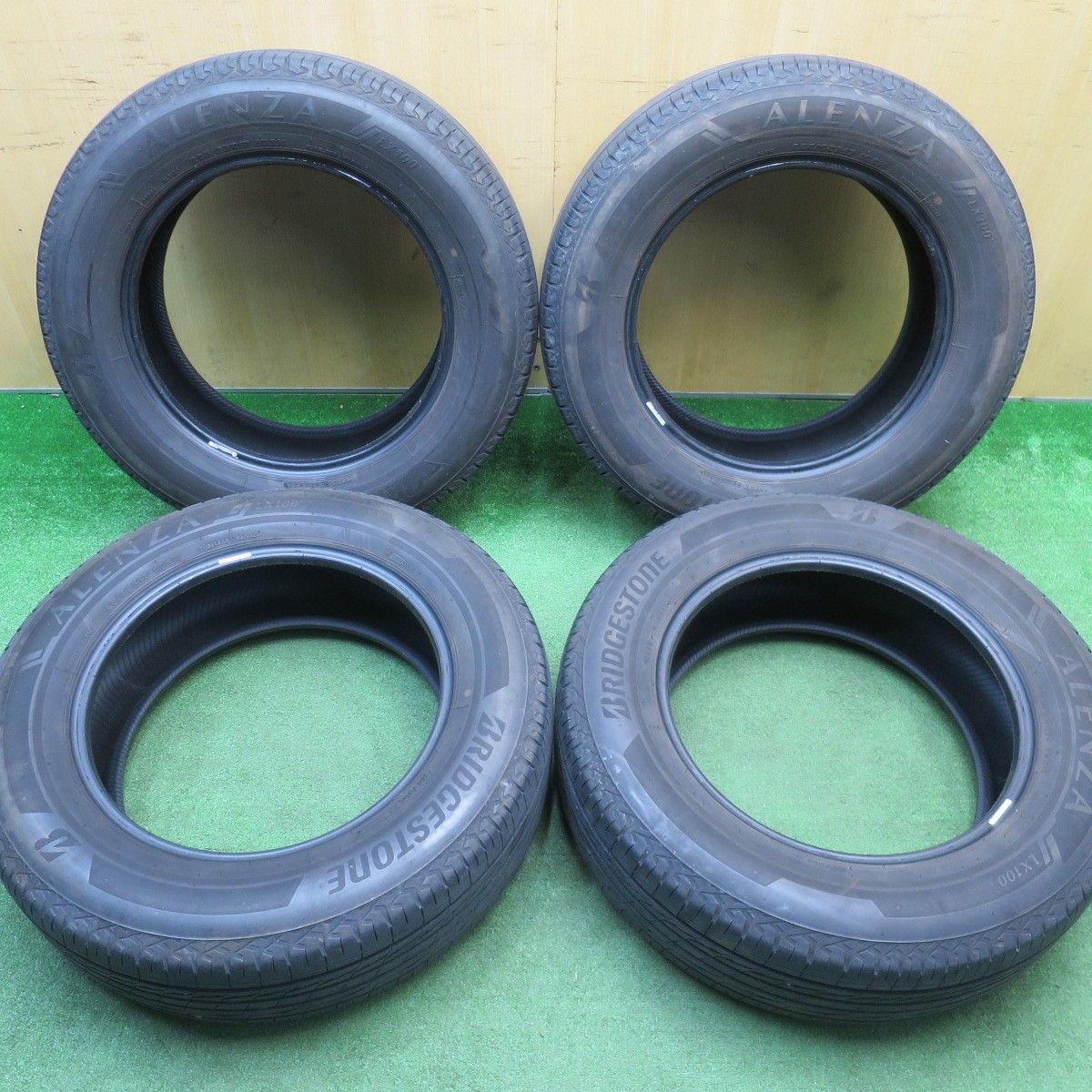 バリ溝！9.5分☆225/65R17 ブリヂストン アレンザ LX100 タイヤ 17