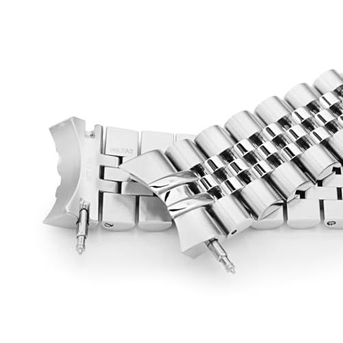 20mm メタル時計バンド ステンレス ジュビリー2 ブレスレット V