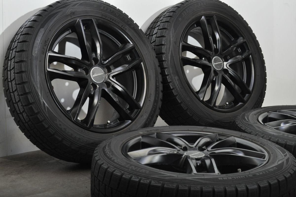 ユーロテック 17 in 7 J 50 PCD 112 ダンロップ ウィンターマックスWM 01 215|55 R ザ ビートル T-Roc ゴルフトゥーラン パサート