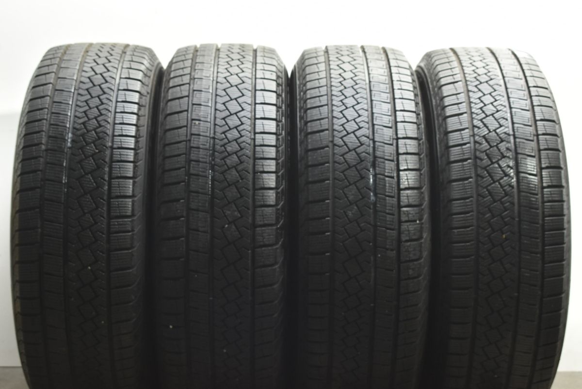  バリ溝 ザイン 17 in 7 J 38 PCD 114.3 ピレリ アイスゼロアシンメトリコ 225|65 R NX ハリアー RAV 4 エクストレイル CX-5 CX-8 17インチ タイヤ ホイールセット