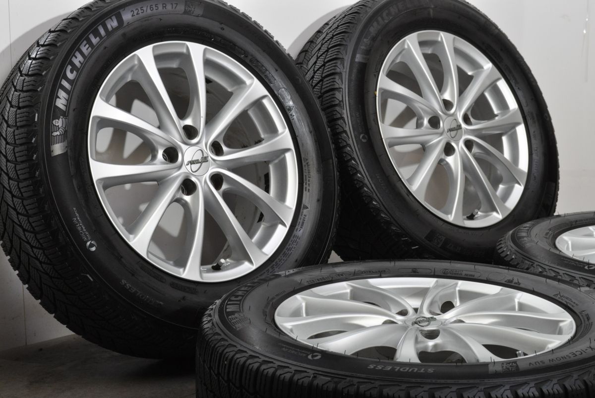 程度良好 MW 2 17 in 7 J 48 PCD 114.3 X-ICE SNOW 225|65 R レクサスNX ハリアー RAV 4 エクストレイル CX-5 CX-8 レガシィアウトバック