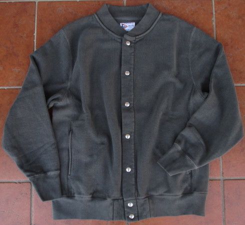 フェルコ USA 日本製 高品質 フレンチテリー素材＆ピグメント加工で仕上げたコダワリのスエットジャケット FELCO 16 OZ ヘビーウエイト アワード ジャケット ブラック