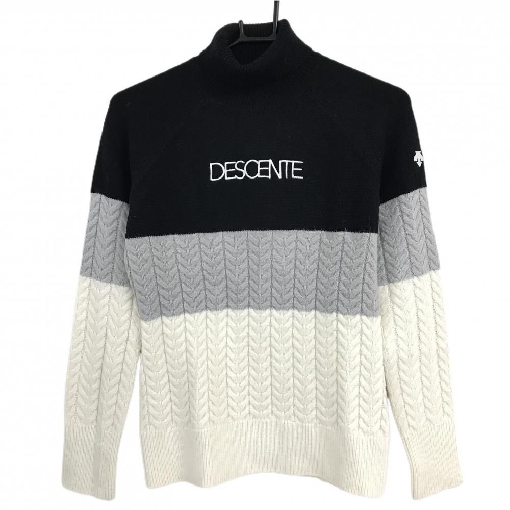 DESCENTE デサント ゴルフ タートルネックセーター デサントゴルフ ケーブルタートルネックセーター ニット｜Yahoo!フリマ