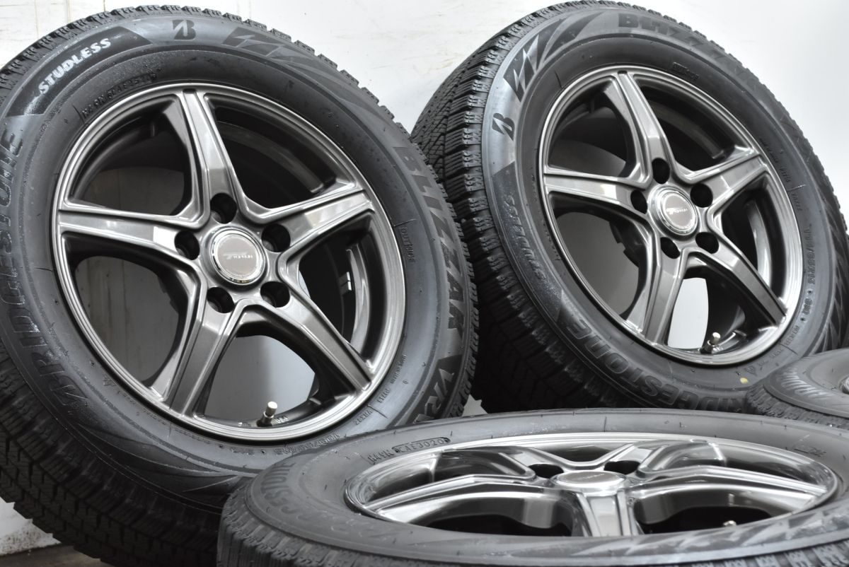 セレナ ノア などに トップラン 15 in 6 J 45 PCD 114.3 ブリヂストン ブリザック VRX 2 195|65 R ヴォクシー ステップワゴン アクセラ