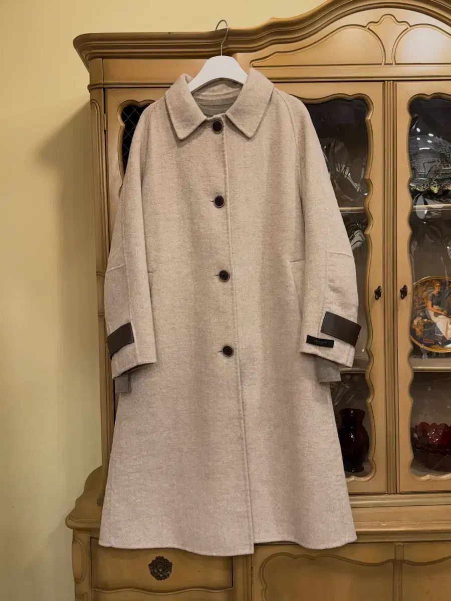 ナイスクラップ オートミール コート ウール 49