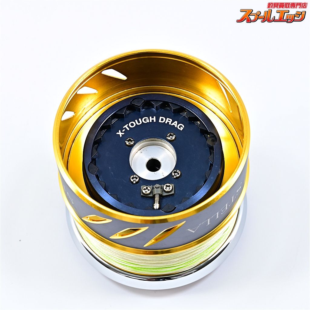 シマノ 13ステラSW14000XG スプール シマノ 夢屋 13ステラSW 14000パワードラグスプール/Z539M 美品