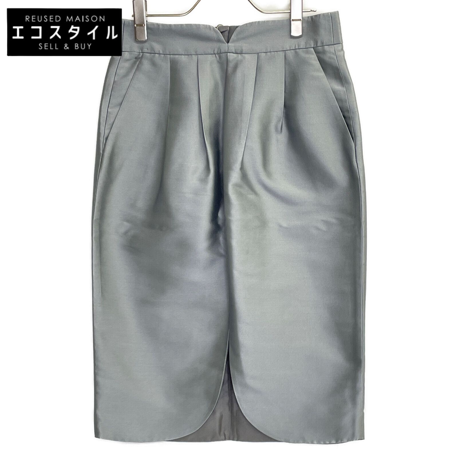 GIORGIO ARMANI ジョルジオアルマーニ ｸﾞﾚｰ T 02 AD ｺｸｰﾝ ｽﾘｯﾄ ｽｶｰﾄ 40