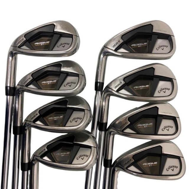 中古】 キャロウェイ ROGUE ST MAX 9S レフティ アイアンセット IR