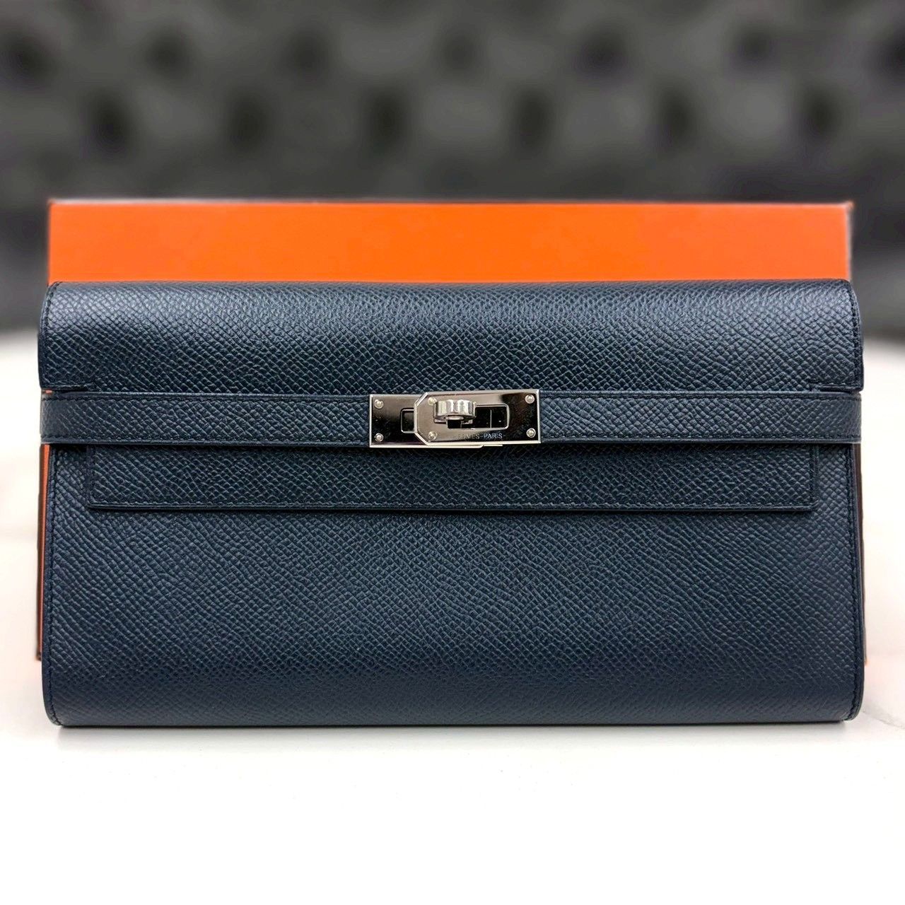 エルメス ケリーウォレット ヴェルソ エプソン 長財布 C刻印