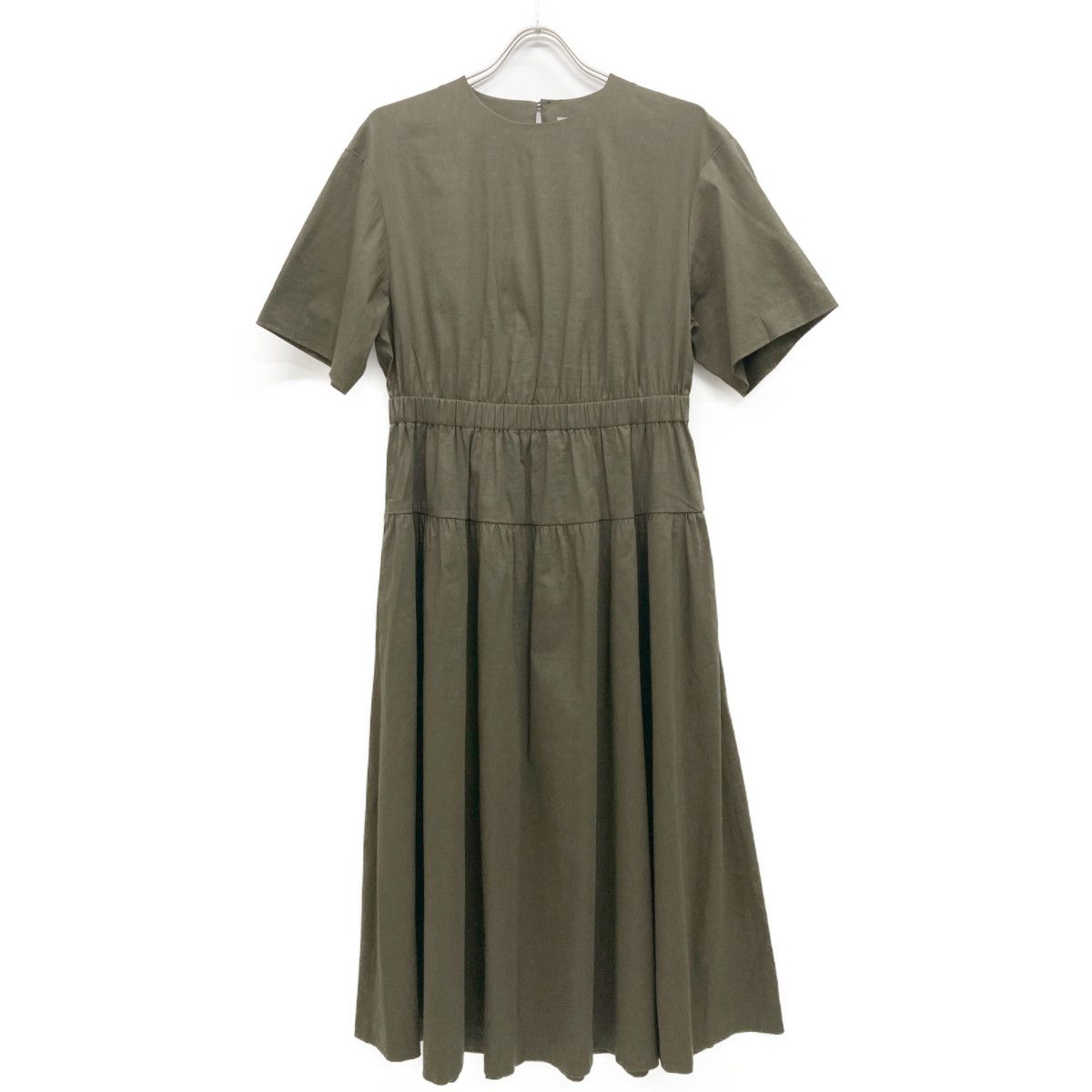 theory luxe セオリーリュクス 23年SS ストレッチ リネン半袖ワンピース 3105528 38