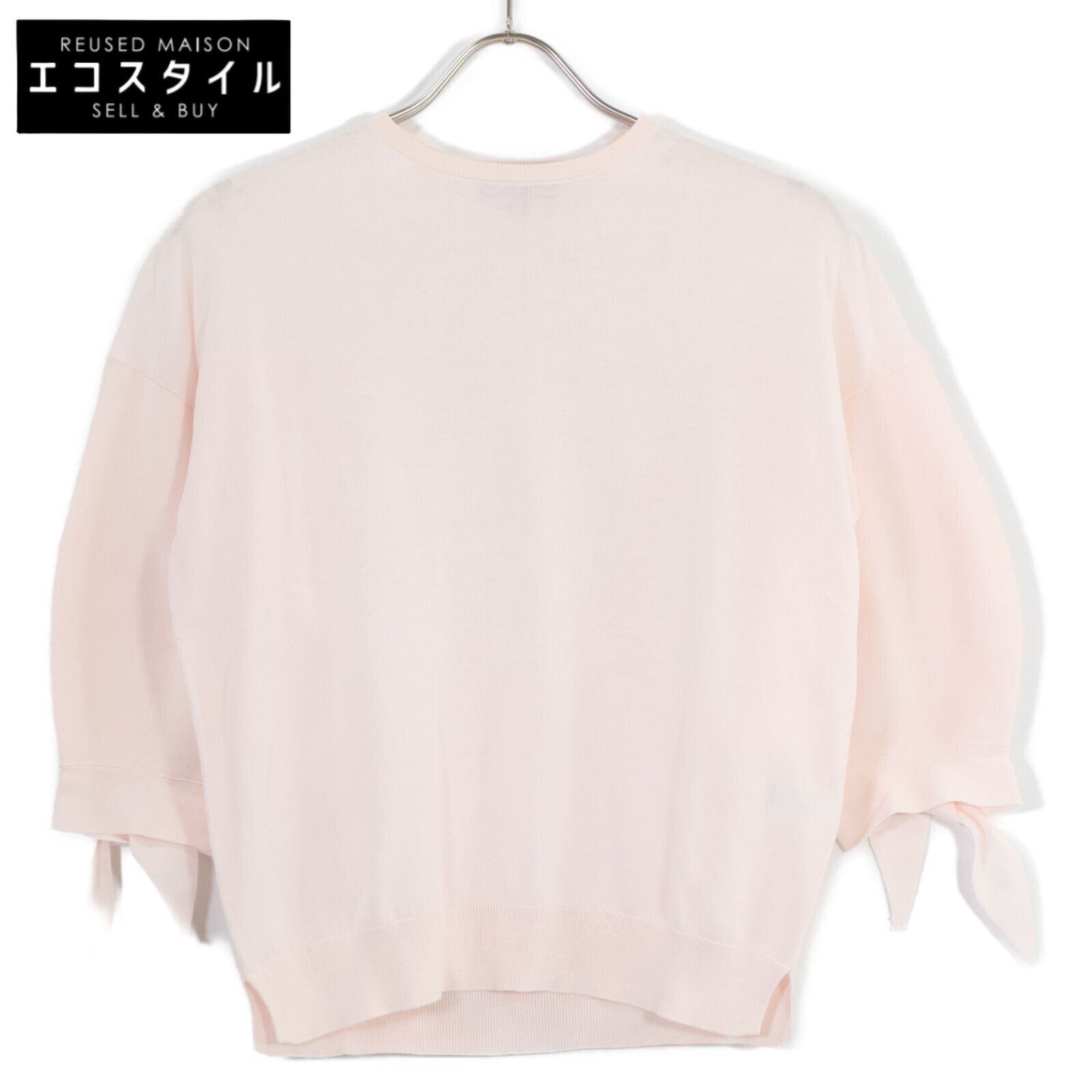 DRAWER ドゥロワー ﾋﾟﾝｸ 6518-105-0446 7分袖ｶｯﾄｿｰ 1