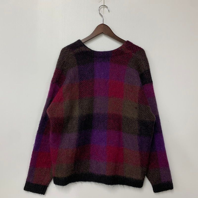 【美品】ジャーナルスタンダードJ.S.stead Steadカーディガン Stead / ステッド モヘヤ ミックス プレイド カーディガン