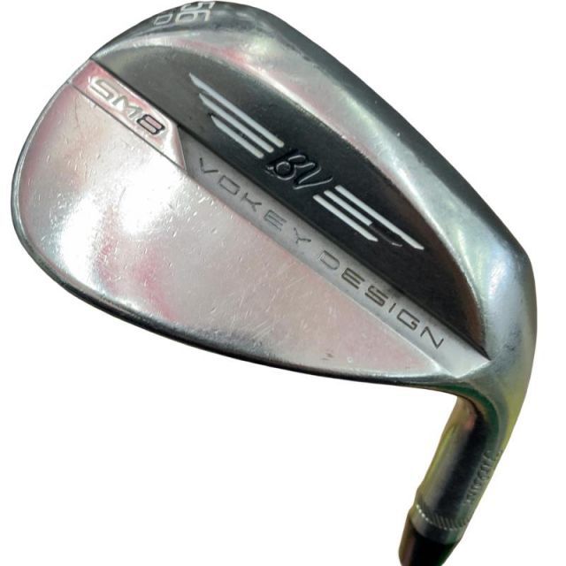 中古)Titleist Vokey SM8ブラッシュドスチール(56-12-D) タイトリスト ボーケイSM8 ブラッシュドスチール 56°12D WEDGE FLEX