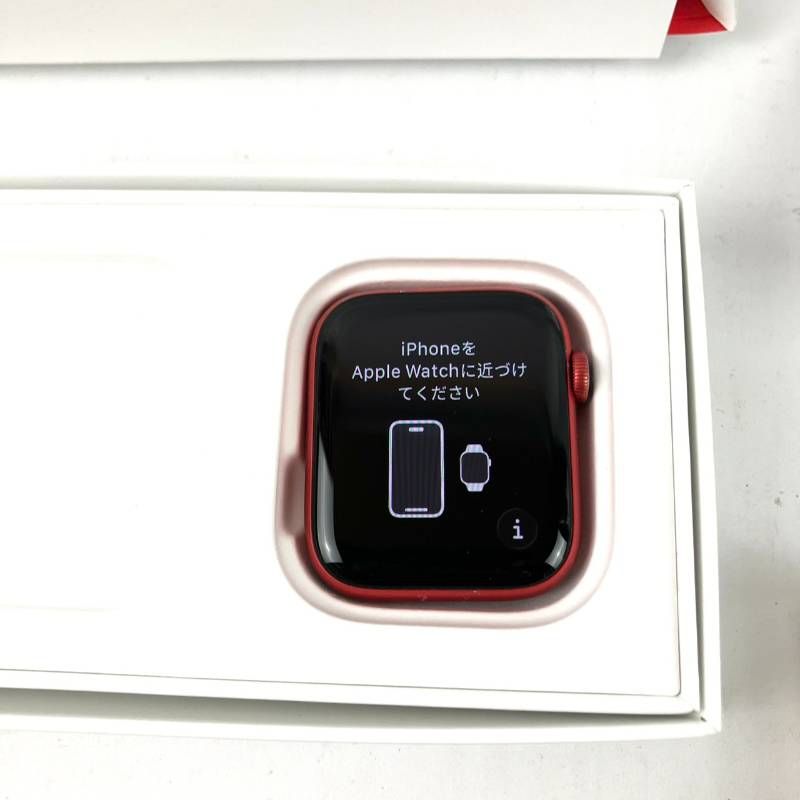 稼働品 Apple Watch Series 6 GPSモデル アップルウォッチシリーズ6 M 00 3 J|A スマートウォッチ バンドセット レッド 44 mm W 45