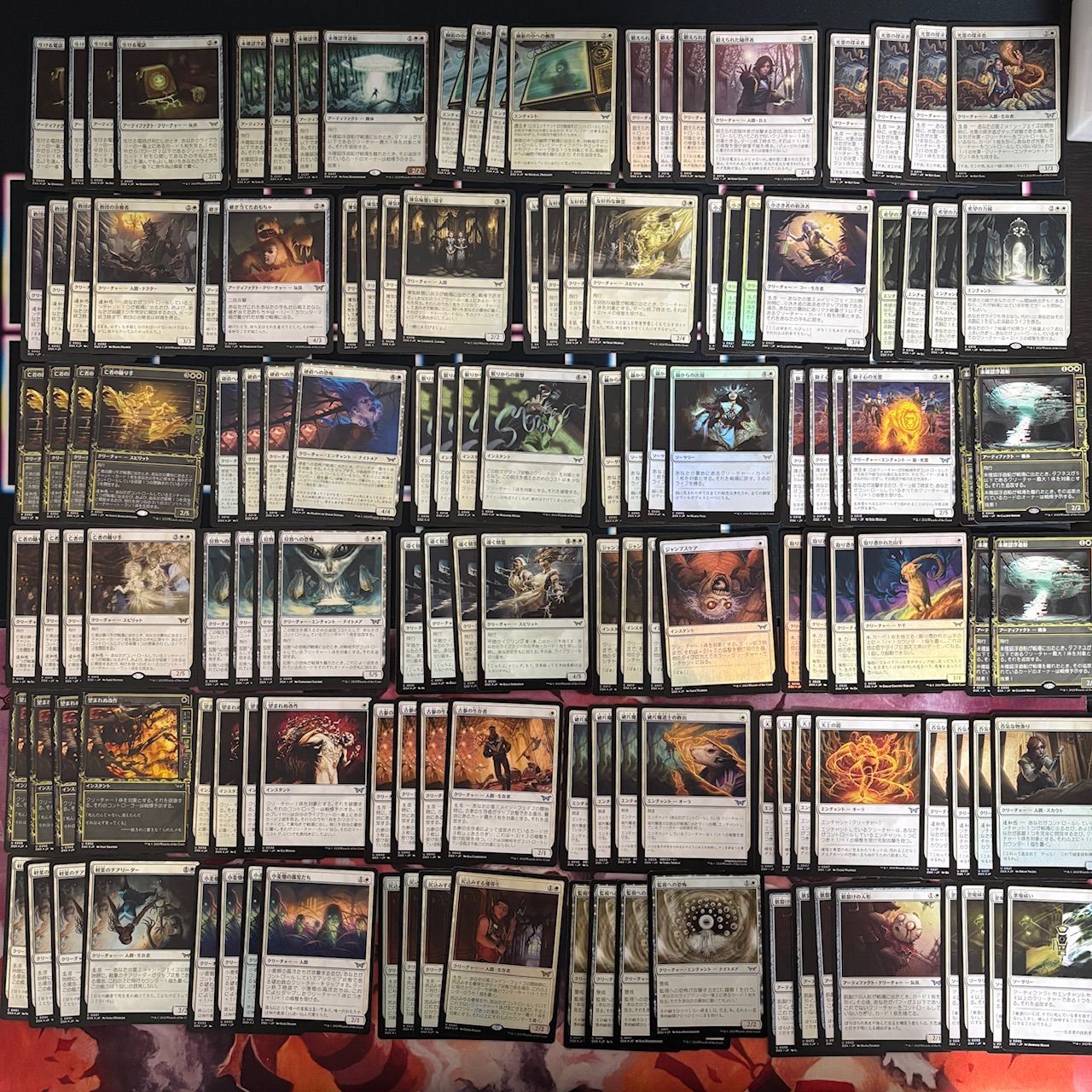 ダスクモーン 戦慄の館 セミコンプ 4 セット DSK スタンダード Foil 被り無しコレクション フルコンプ コンプリート まとめ 日本語 JP MTG 大量 nvq 31 A