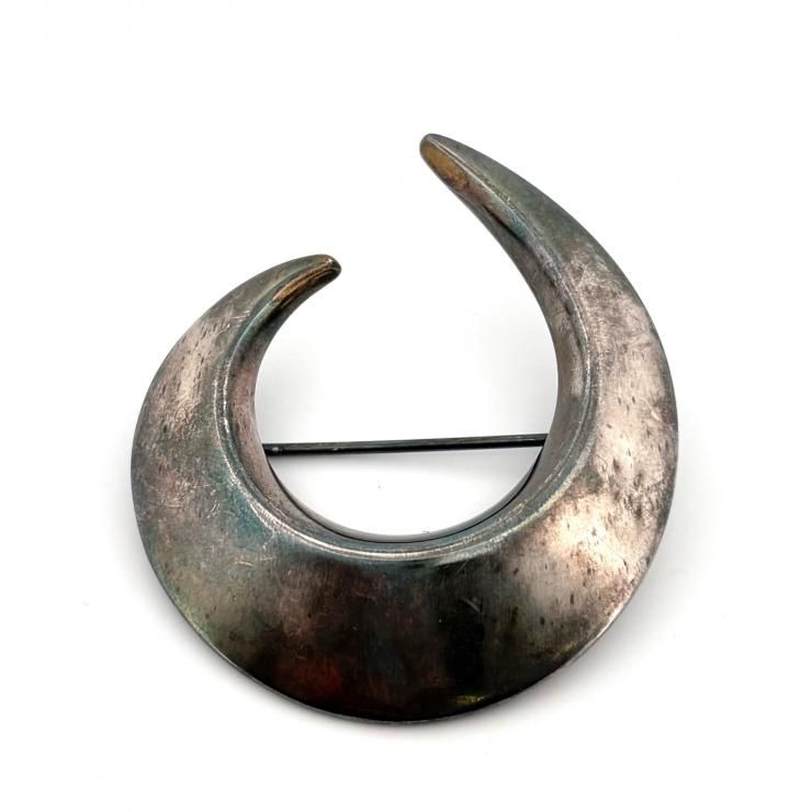 ジョージジェンセン Georg Jensen 三日月モチーフ SV925 ブローチ