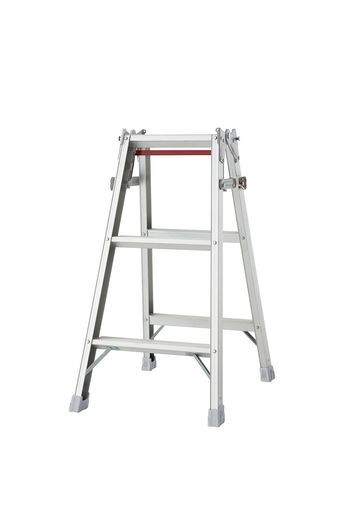 Hasegawa はしご兼用脚立 ワンタッチバー付 3段RD 09 c 0 81 m 10927 シルバー