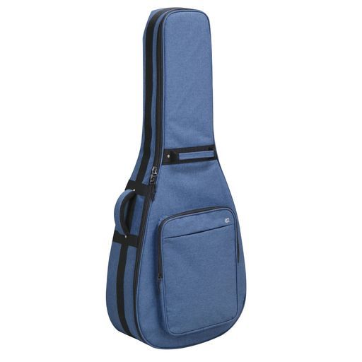 キクタニアコースティックギター用ギグバック20 mm厚クッションリュックタイプGVB-60 WBLUブルー
