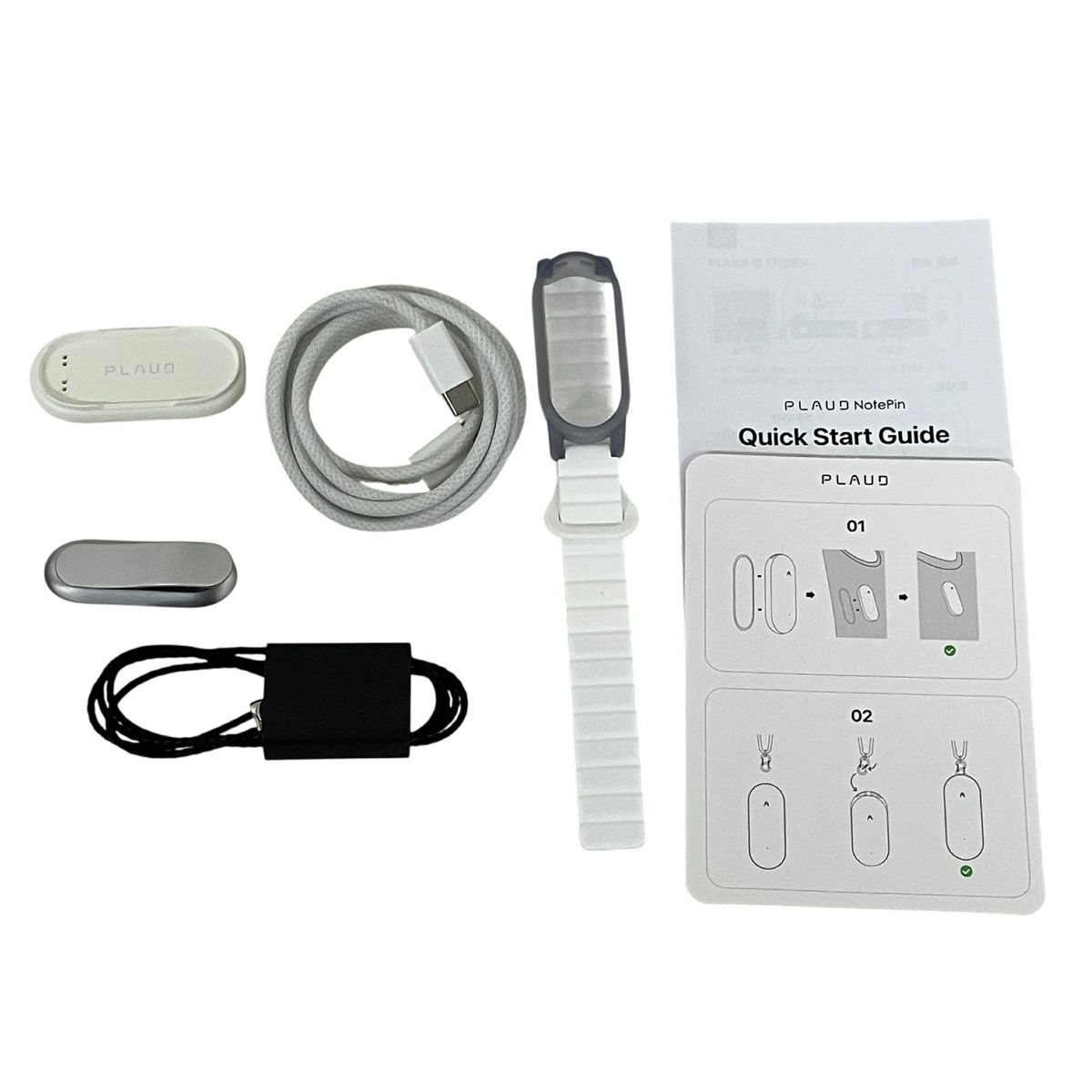 プラウド PLAUD NotePin Bundle AIボイスレコーダー NP-64G-GR 中古