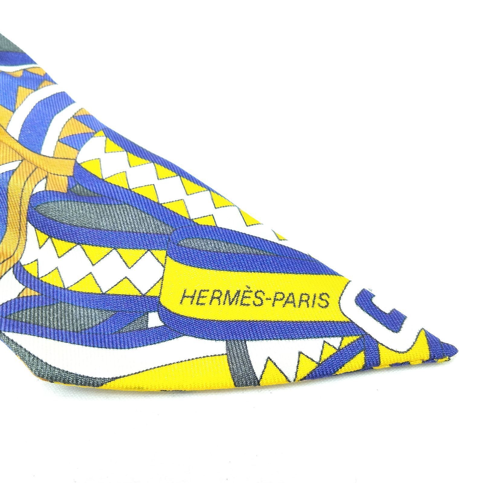 ✨HERMES✨エルメス ツイリー LES FLOTS DU CHEVAL 馬への表彰